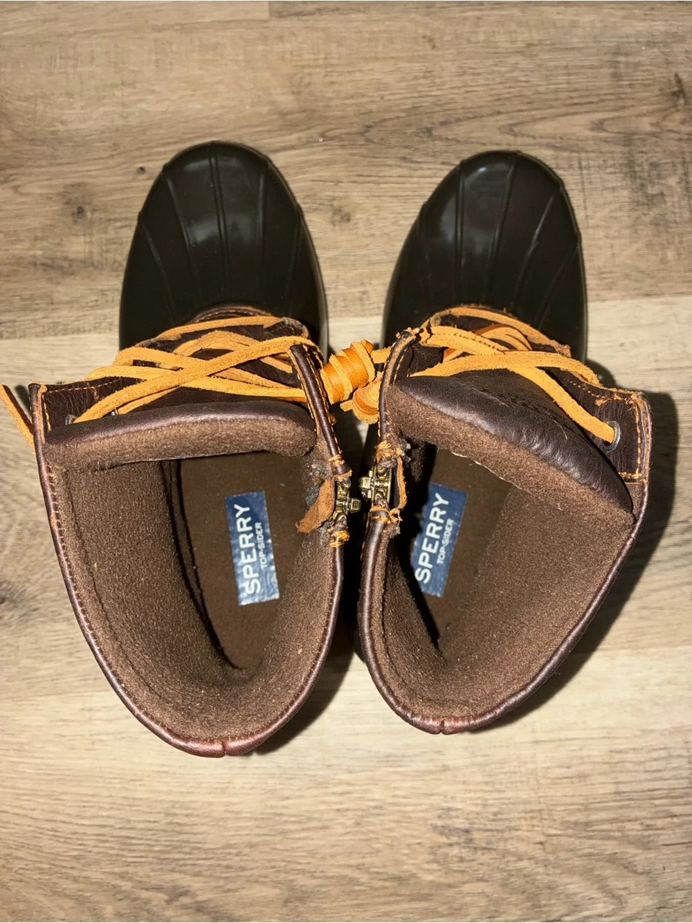 Sperry Women’s Dark Brown Duck Boots